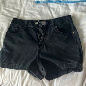 Pacsun, black jean shorts